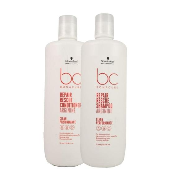 Imagem de Schwarzkopf Professional Repair Rescue Shampoo e Condicionador 1L