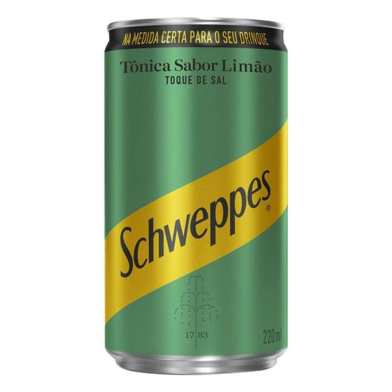 Imagem de Schweppes Sabor Limão Com Toque De Sal 220Ml (6 Latas)
