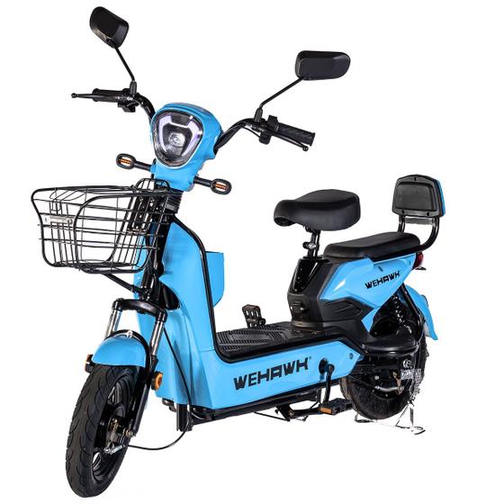 Scooter Bicicleta Elétrica 500W Sem Emplacamento Basket WeHawk Menor preço em Scooter Bicicleta Elétrica 500W Sem Emplacamento Basket WeHawk