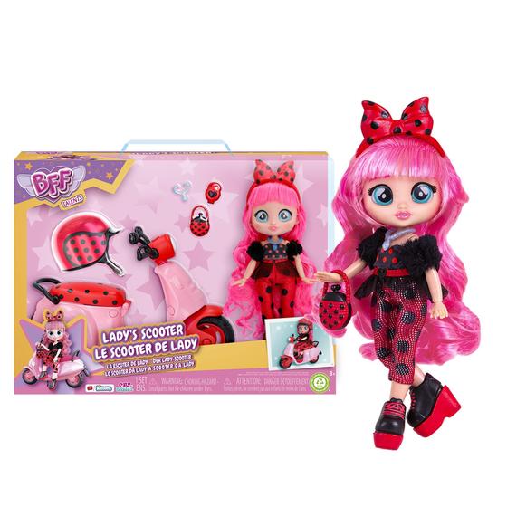 Imagem de Scooter feminino Toy Cry Babies BFF com boneca de 7,8 polegadas ou mais de 5 anos