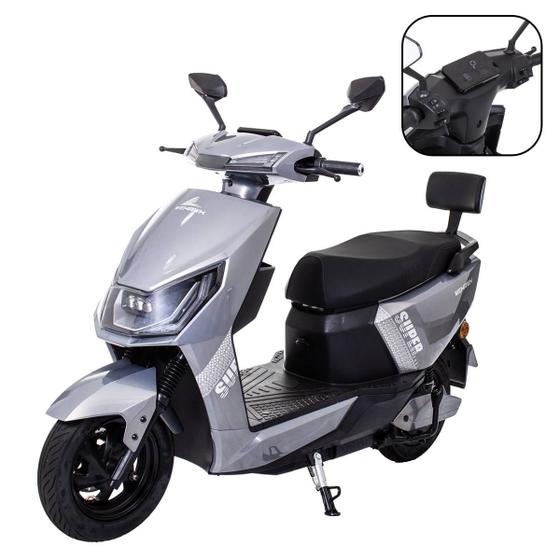 Scooter Moto Elétrica 1000W Sem Carteira CNH WeHawk Super 60V 20Ah ...