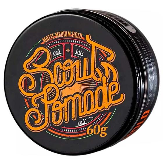 Imagem de Scout Pomade Matte Medium Hold 60G Efeito Seco Média Fixação