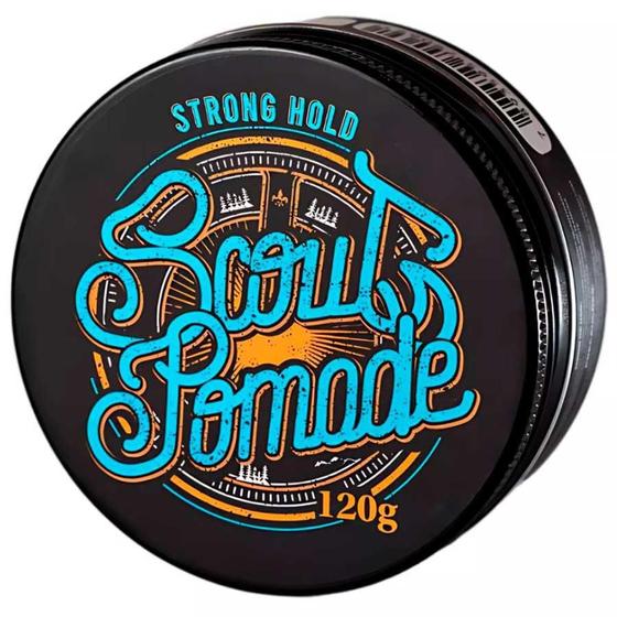 Imagem de Scout Pomade Strong Hold 120G - Efeito Brilho Fixação Forte