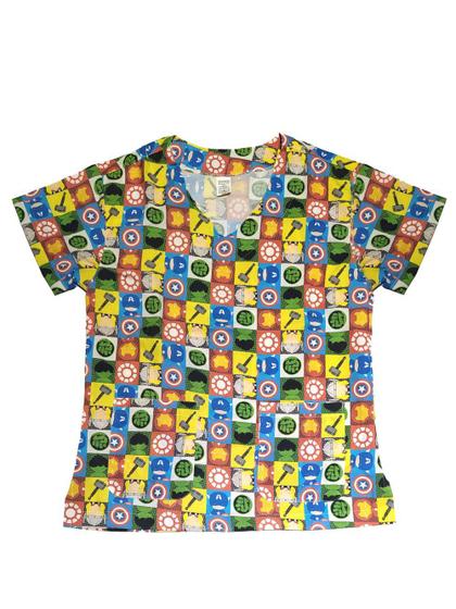 Imagem de Scrubs Estampado Heróis