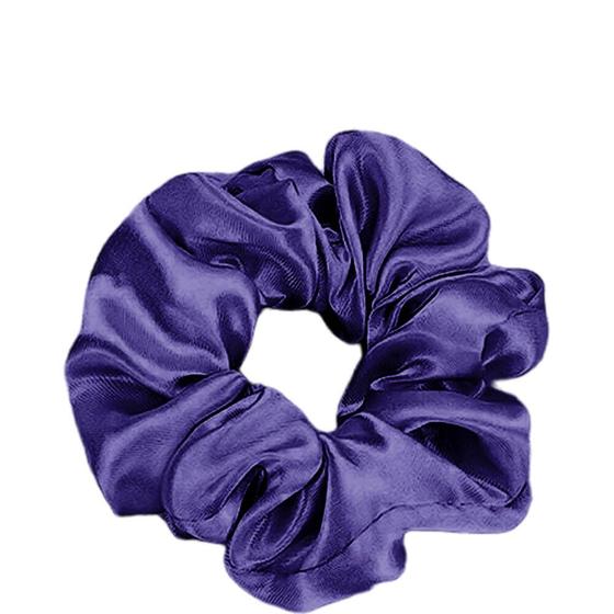 Imagem de Scrunchie Xuxinha de Cetim Roxo Escuro