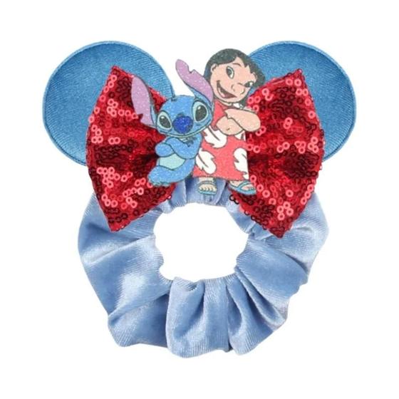 Imagem de Scrunchies de Veludo com Orelhas de Mickey - Para Meninas e Mulheres