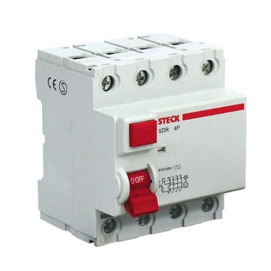 Imagem de SDR44030 Interruptor DR 4P 40A 30MA Steck