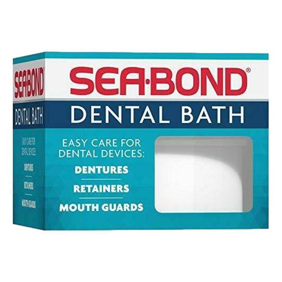Imagem de Sea Bond Bath Porta Dentadura/Aparelho/Retentores Branco