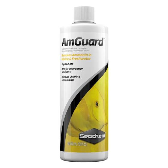 Imagem de Seachem Amguard 500ml Para Aquário Remove Amônia