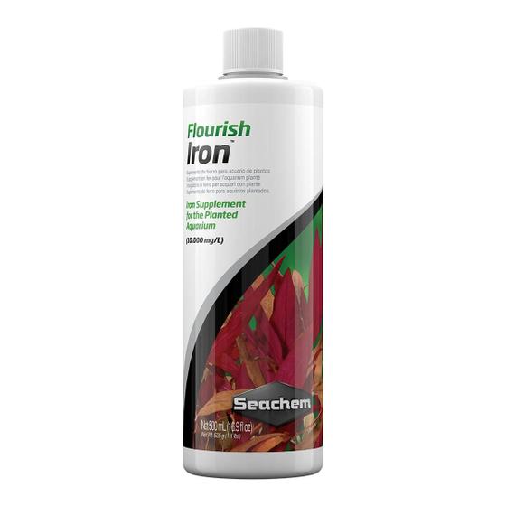 Imagem de Seachem Flourish Iron 250ml Fertilizante de Ferro para Aquário Plantado