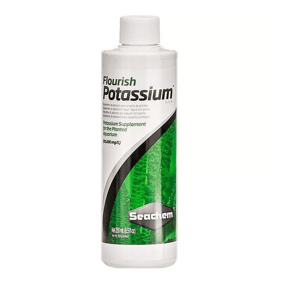 Imagem de Seachem Flourish Potassium 250ml Fonte de Potássio Plantados