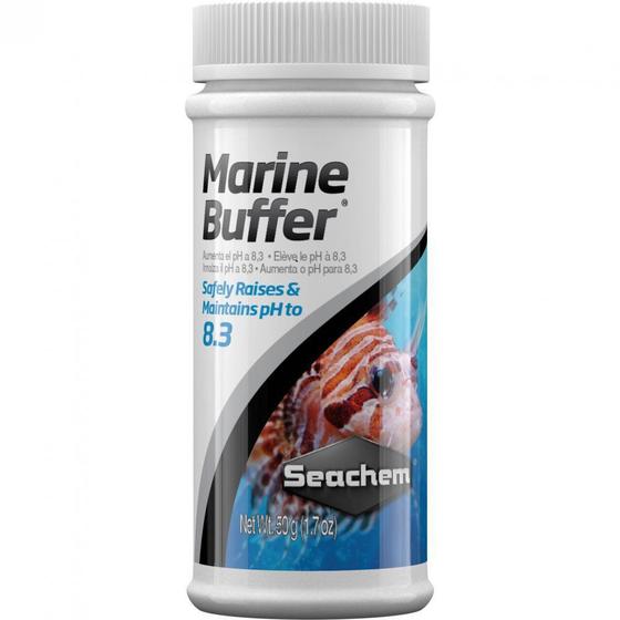 Imagem de Seachem Marine Buffer 50g Tamponador Para Aquários Marinhos