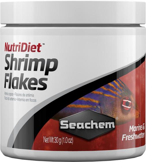 Imagem de Seachem nutridiet shrimp flakes 30g