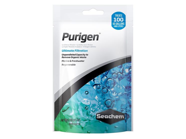 Imagem de Seachem Purigen C/ Bolsa Original 100ml Trata 400 Litros