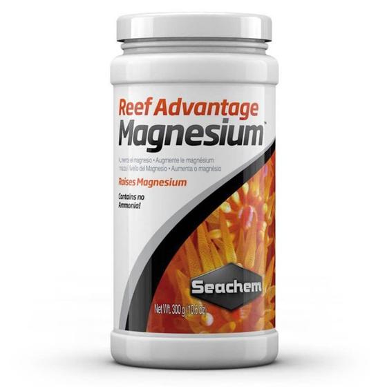 Imagem de Seachem Reef Advantage Magnesium 300g Magnesio Água Salgada