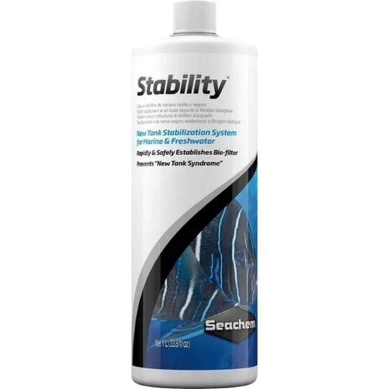 Imagem de Seachem Stability 1 Litro Acelerador Biológico Para Lagos Aquários