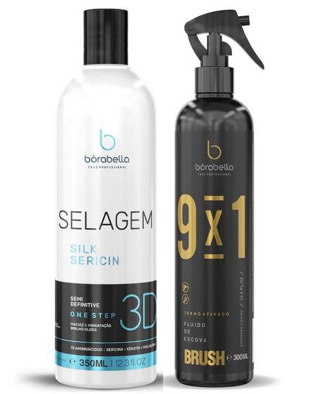 Imagem de Sealant Silk 3D Semi Definitiva + Fluido Brus Borabella Kit