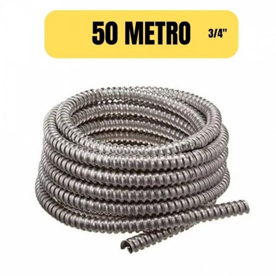 Imagem de Sealtubo metalico flexivel 3/4 polegada 50 metro sem capa