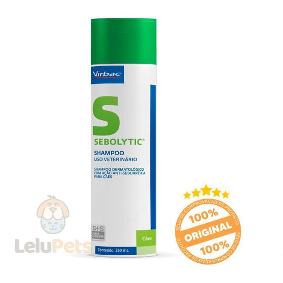 Imagem de Sebolytic Shampoo Dermatologico Para Cães Virbac 250ml