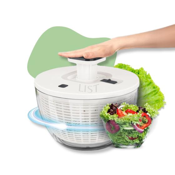Imagem de Seca Centrifuga De Salad Folhas Grande Simples De Usar