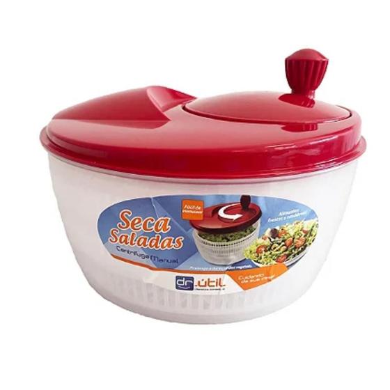 Imagem de Seca Salada Secador De Verduras Centrifuga Salada Manual 4l