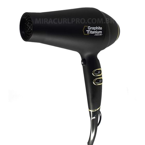 Imagem de Secador BaByliss PRO Graphite Titanium GXT Ionic