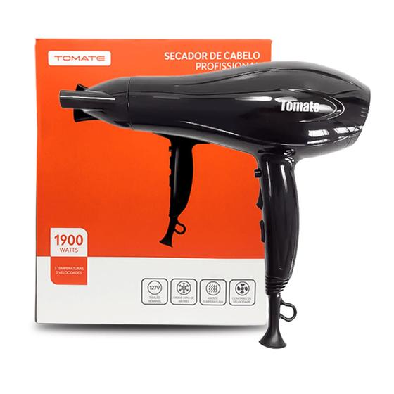 Imagem de Secador de Cabelo 220V Preto Tomate Modelo MSE-2600B