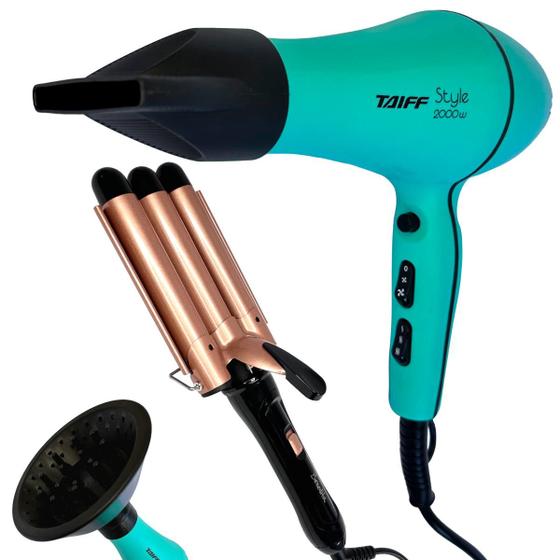 Imagem de Secador de cabelo com difusor e modelador triondas bivolt