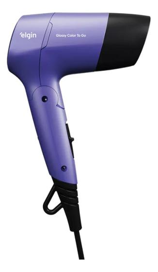 Imagem de Secador De Cabelo Elgin Glossy Color To Go Viagens Bivolt