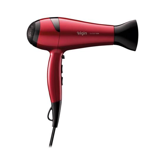 Imagem de Secador de Cabelo Elgin Glossy Ion Vermelho - 220 Volts