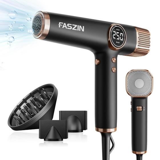Imagem de Secador de Cabelo Faszin Lightweight - Motor de 110.000 RPM e Tecnologia Iônica 200M