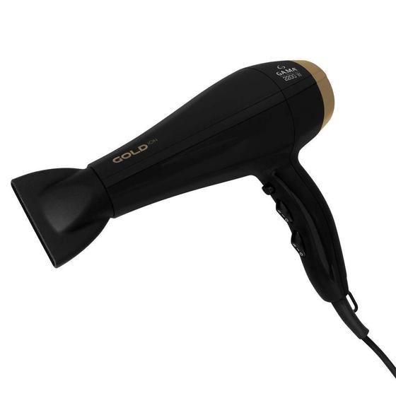 Imagem de Secador De Cabelo Gama Gold íon 2200w Preto 220v