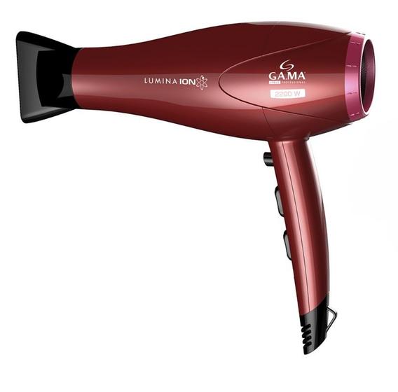 Secador De Cabelo Gama Italy 2200w Ion Profissional Salão Ceramic Lumina Vermelho Lm22 Motor AC Progressiva Menor preço em Secador De Cabelo Gama Italy 2200w Ion Profissional Salão Ceramic Lumina Vermelho Lm22 Motor AC Progressiva