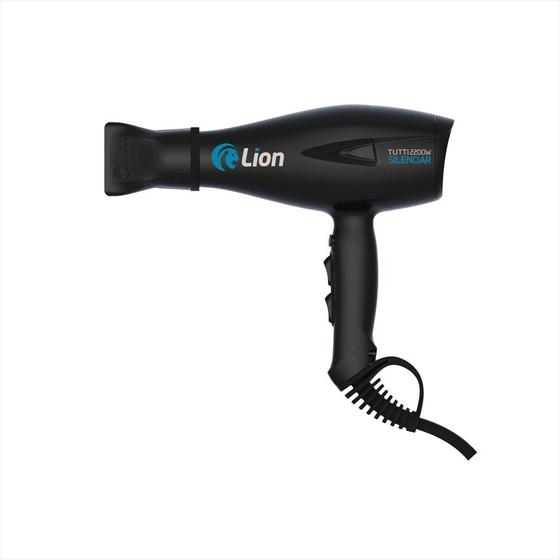 Imagem de Secador de cabelo lion tutti silenciar 2200w preto 127v