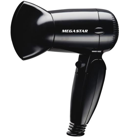 Imagem de Secador de Cabelo Mega Star SC302 1000 W - Preto