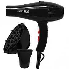 Imagem de Secador de Cabelo Mega Star SC302 1000W Bivolt BLK