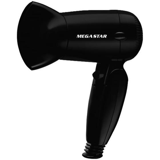 Imagem de Secador de Cabelo Megastar SC302 1.000 Watts Bivolt - Preto