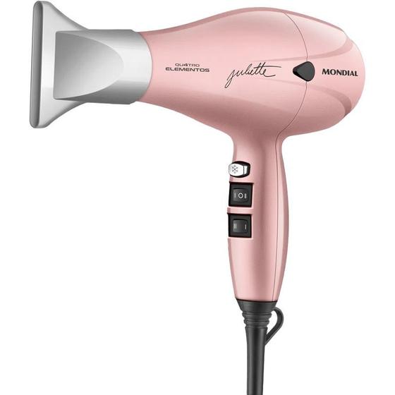 Imagem de Secador De Cabelo Mondial Sc Ju 01 By Juliette Qu4Tro Elementos 2000 W 220V Rose