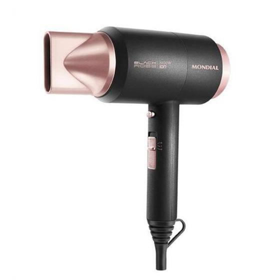 Imagem de Secador de Cabelo Mondial SC38 - Preto e Rosa. 220V