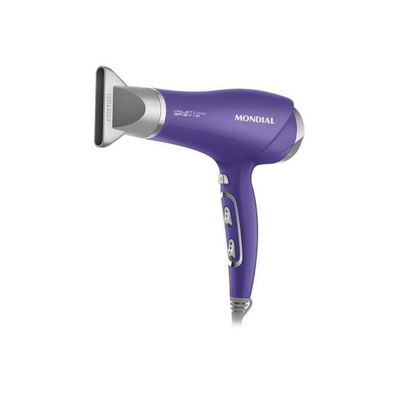 Imagem de Secador de Cabelo Mondial SCN-05 - Potência 2000W - Cor Roxo e Prata