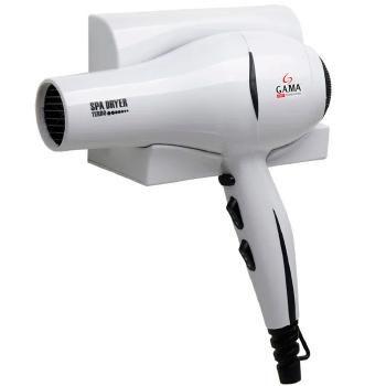 Imagem de Secador de Cabelo Parede Gama Spa Dryer Turbo 2 Velocidades 1900W - Branco - 110 Volts