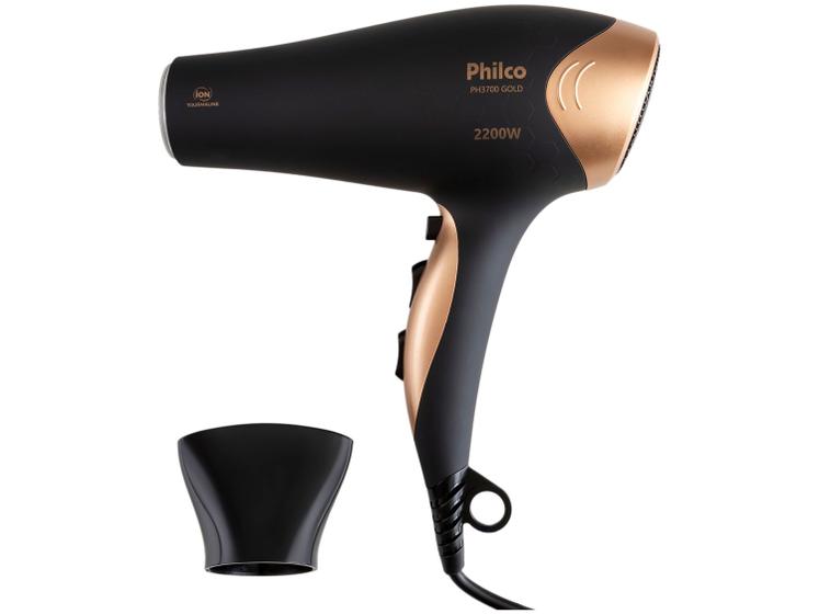 Secador de Cabelo Philco PH3700 Gold com Íons 2100W 2 Velocidades Menor preço em Secador de Cabelo Philco PH3700 Gold com Íons 2100W 2 Velocidades