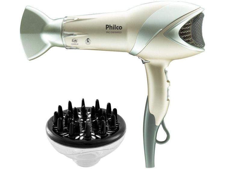 Imagem de Secador de Cabelo Philco PRO INFRARED PSC12D - Bronze Tourmaline com Íons 2000W 2 Velocidades