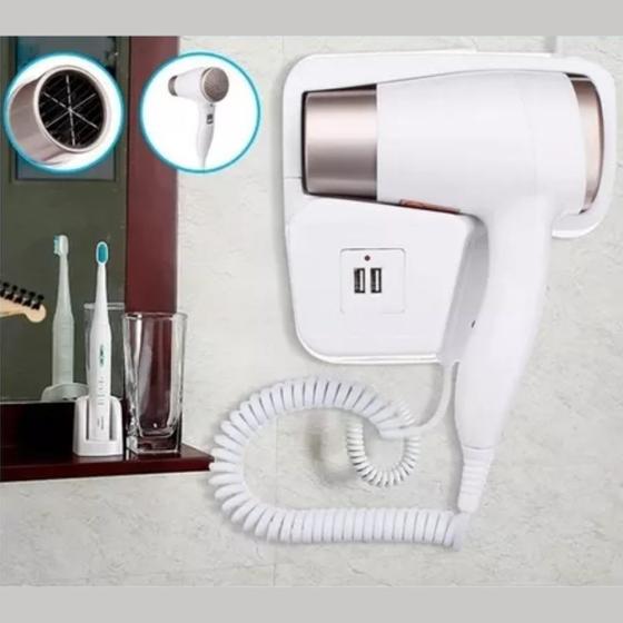 Imagem de Secador de Cabelo Portátil 220v Compacto Para Viagem Original Para Hotel