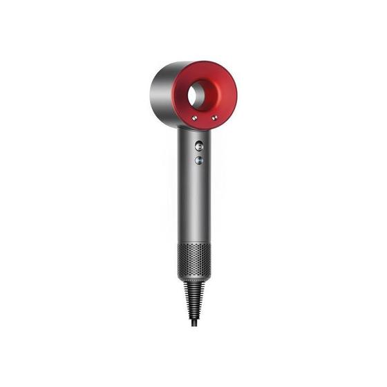 Imagem de Secador de Cabelo Profissional 1600W 220V Cinza/Vermelho - Modelo Super Hair Dryer 3001