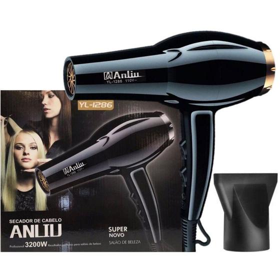 Imagem de Secador de Cabelo  Profissional 3200W - Anliu - 110v