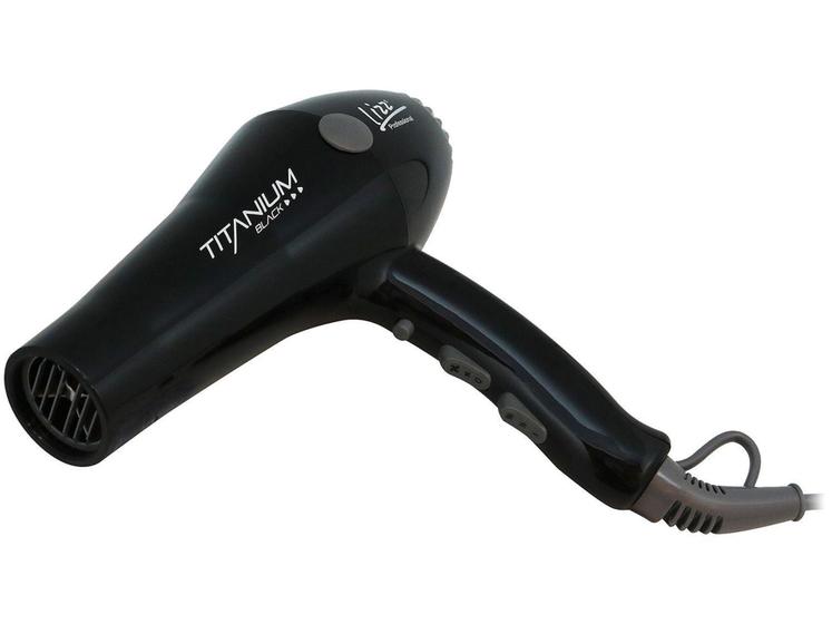 Secador de Cabelo Profissional Lizz Titanium Black - de Parede com Íons 2150W 3 Velocidades Menor preço em Secador de Cabelo Profissional Lizz Titanium Black - de Parede com Íons 2150W 3 Velocidades