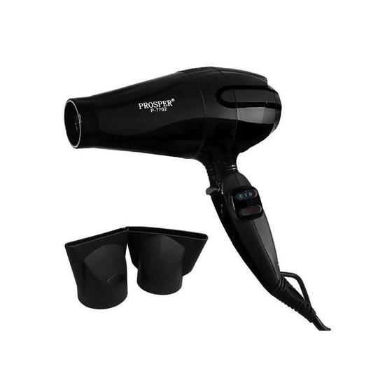 Imagem de Secador de Cabelo Profissional Prosper P 7702. 6.000 Watts. Preto