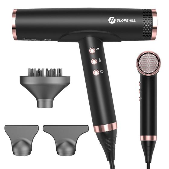 Imagem de Secador de Cabelo Profissional Slopehill Ionic 2000W com Difusor