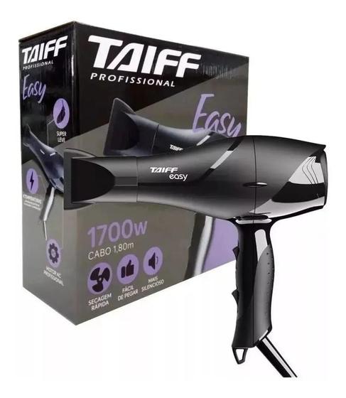 Secador de Cabelo Profissional Taiff Easy 1700W 220V Potente Leve ...